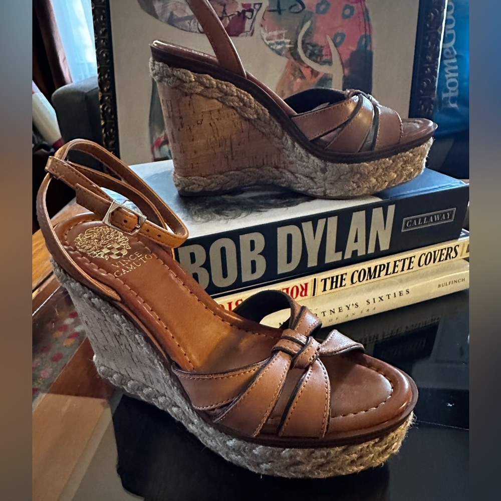 Vince Camuto Pelani Knotted Strap Espadrille Wedge
Heel Platform Sandals 7.5 M